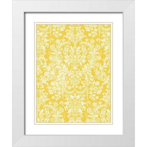 Sunny Wall White Modern Wood Framed Art Print with Double Matting by Grey, Jace