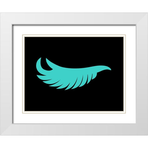 Eye Lash Dark White Modern Wood Framed Art Print with Double Matting by Grey, Jace