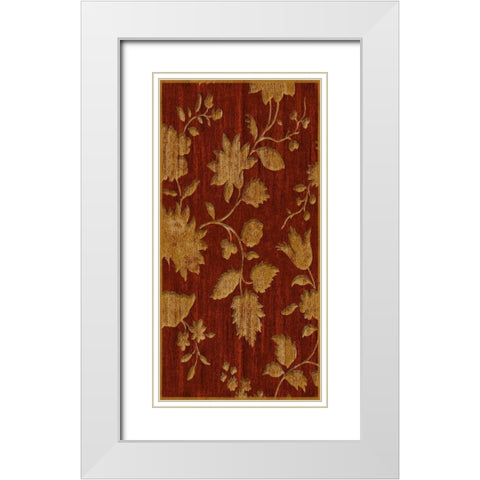 Wall Flowers White Modern Wood Framed Art Print with Double Matting by Grey, Jace