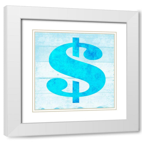 SHIFT KEY $ White Modern Wood Framed Art Print with Double Matting by Grey, Jace