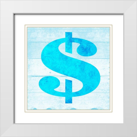 SHIFT KEY $ White Modern Wood Framed Art Print with Double Matting by Grey, Jace