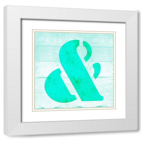 SHIFT KEY White Modern Wood Framed Art Print with Double Matting by Grey, Jace
