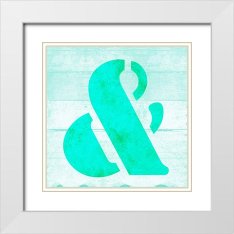 SHIFT KEY White Modern Wood Framed Art Print with Double Matting by Grey, Jace