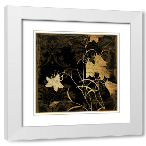 Silo flower 2 White Modern Wood Framed Art Print with Double Matting by Grey, Jace