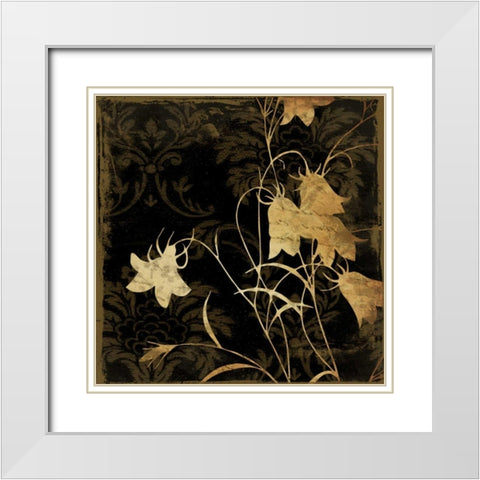 Silo flower 2 White Modern Wood Framed Art Print with Double Matting by Grey, Jace