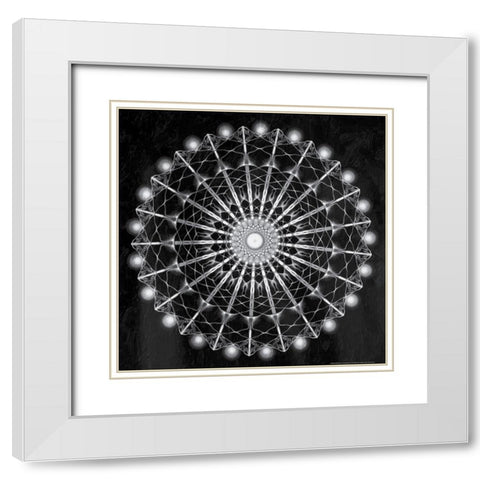 Sunken White Modern Wood Framed Art Print with Double Matting by Grey, Jace