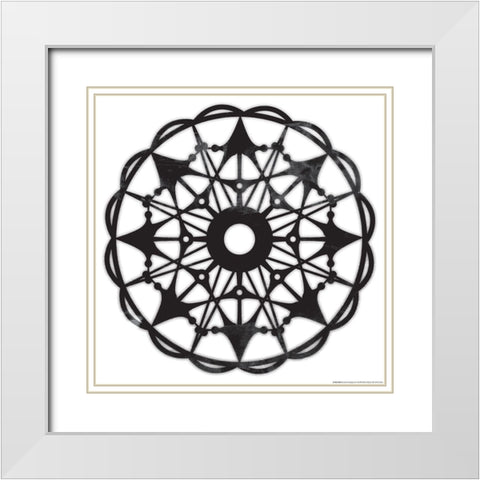 Light Spaces White Modern Wood Framed Art Print with Double Matting by Grey, Jace