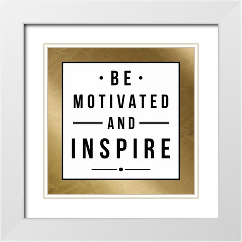 Motivated White Modern Wood Framed Art Print with Double Matting by Grey, Jace