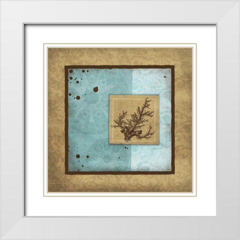 Relax Bordered White Modern Wood Framed Art Print with Double Matting by Grey, Jace