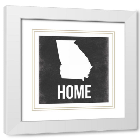Georgia White Modern Wood Framed Art Print with Double Matting by Grey, Jace