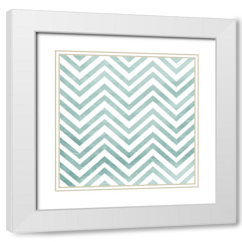Grey Valleys White Modern Wood Framed Art Print with Double Matting by Grey, Jace