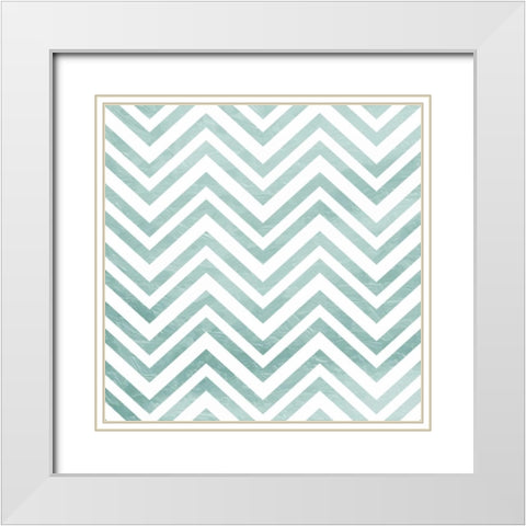 Grey Valleys White Modern Wood Framed Art Print with Double Matting by Grey, Jace