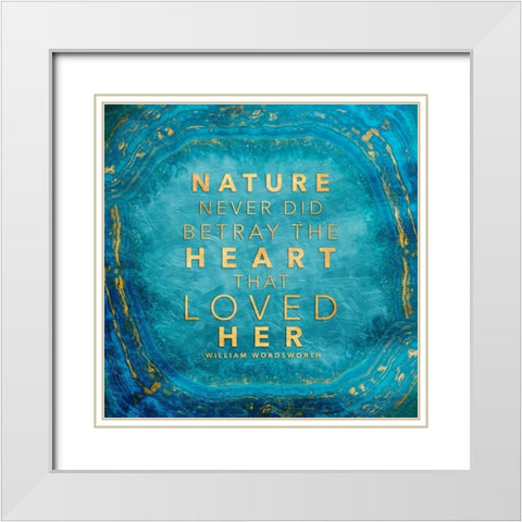 Nature Loyalty White Modern Wood Framed Art Print with Double Matting by Grey, Jace