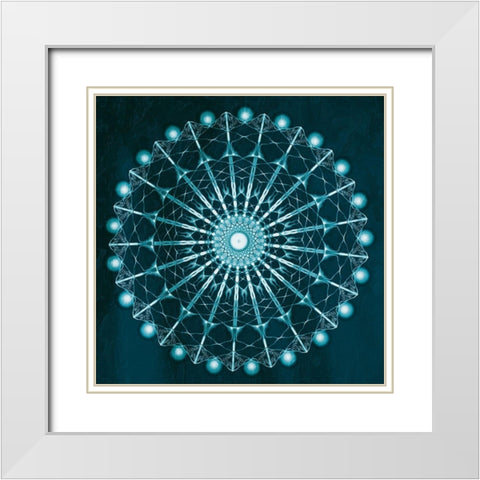 Hypnotize White Modern Wood Framed Art Print with Double Matting by Grey, Jace