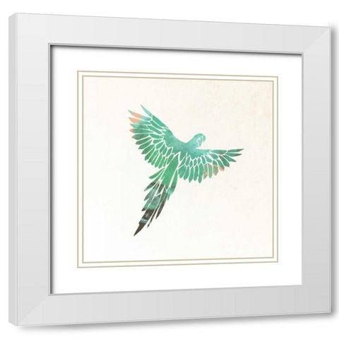 Fly High White Modern Wood Framed Art Print with Double Matting by Grey, Jace