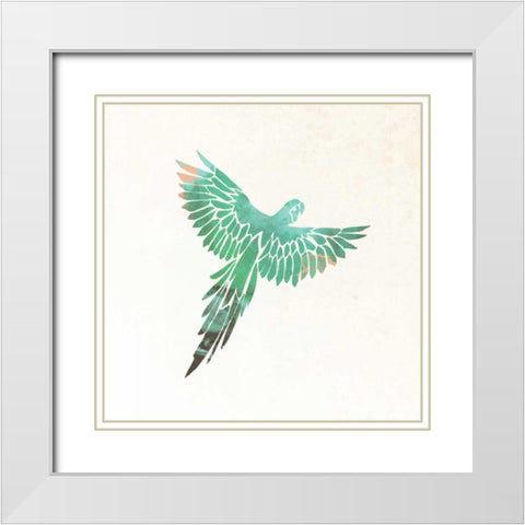 Fly High White Modern Wood Framed Art Print with Double Matting by Grey, Jace
