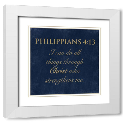 I Can Do White Modern Wood Framed Art Print with Double Matting by Grey, Jace