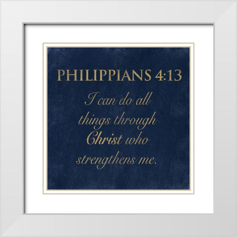 I Can Do White Modern Wood Framed Art Print with Double Matting by Grey, Jace