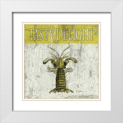 Tasty Delight White Modern Wood Framed Art Print with Double Matting by Grey, Jace