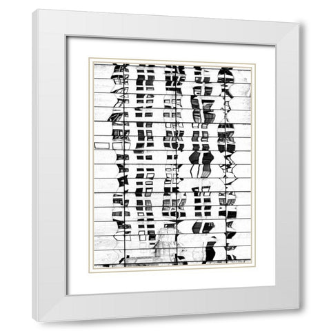 Reflectional Industry A White Modern Wood Framed Art Print with Double Matting by Pica, Jeff