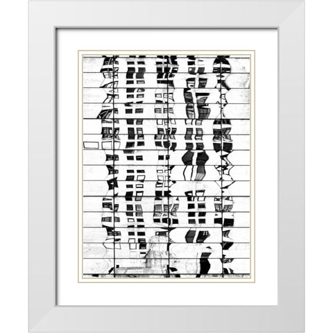 Reflectional Industry A White Modern Wood Framed Art Print with Double Matting by Pica, Jeff