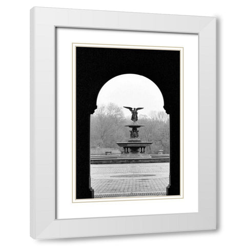 Central Park Diptych A White Modern Wood Framed Art Print with Double Matting by Grey, Jace