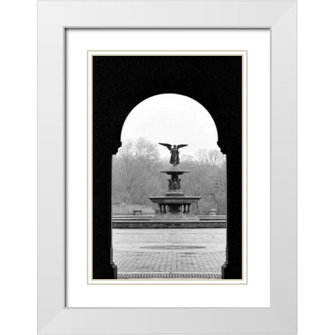 Central Park Diptych A White Modern Wood Framed Art Print with Double Matting by Grey, Jace