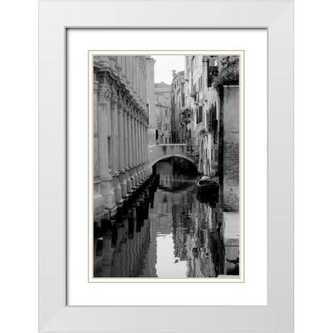 Cinque calli di Venezia 2 White Modern Wood Framed Art Print with Double Matting by Grey, Jace