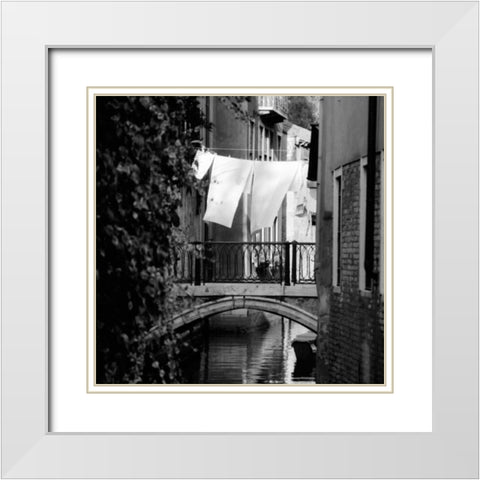 Cinque calli di Venezia 4 E White Modern Wood Framed Art Print with Double Matting by Grey, Jace