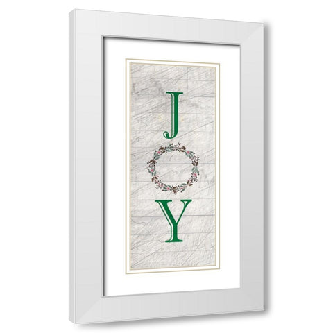 Nostalgic Christmas 8 White Modern Wood Framed Art Print with Double Matting by Kimberly, Allen