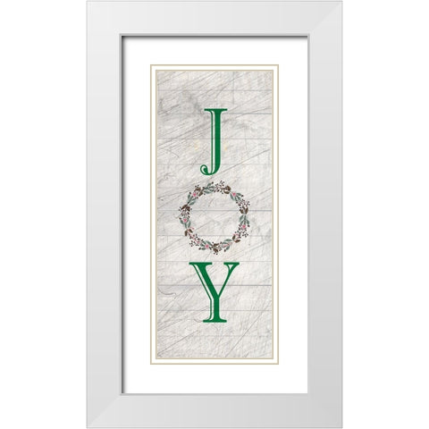 Nostalgic Christmas 8 White Modern Wood Framed Art Print with Double Matting by Kimberly, Allen