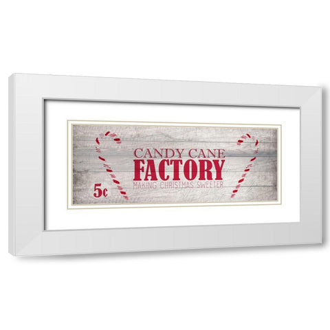 Nostalgic Christmas 1 White Modern Wood Framed Art Print with Double Matting by Kimberly, Allen
