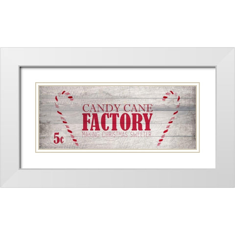 Nostalgic Christmas 1 White Modern Wood Framed Art Print with Double Matting by Kimberly, Allen