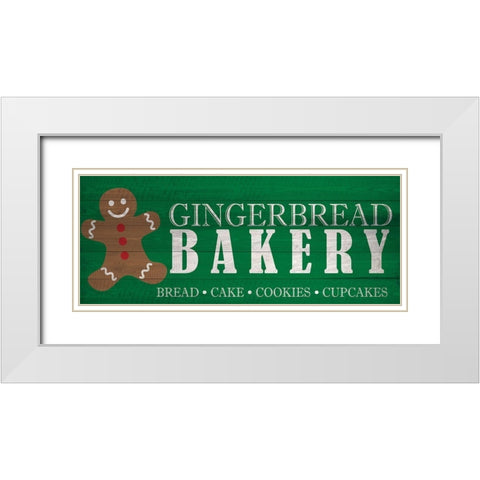 Nostalgic Christmas 2 White Modern Wood Framed Art Print with Double Matting by Kimberly, Allen