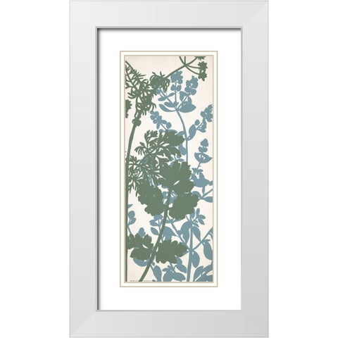 Grow 1 White Modern Wood Framed Art Print with Double Matting by Allen, Kimberly