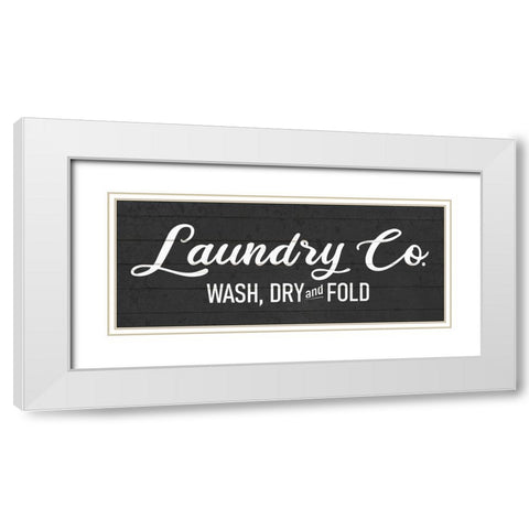 Laundry Co White Modern Wood Framed Art Print with Double Matting by Allen, Kimberly