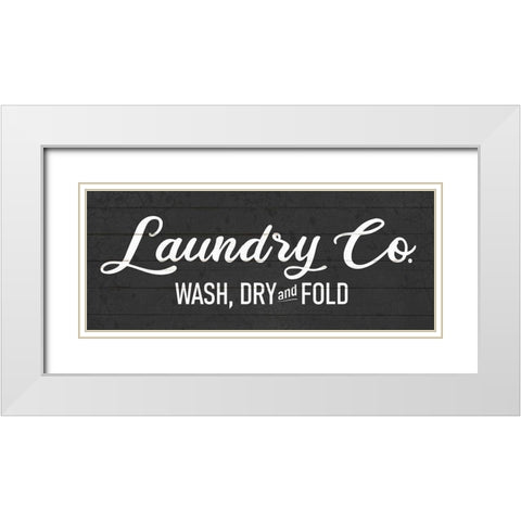 Laundry Co White Modern Wood Framed Art Print with Double Matting by Allen, Kimberly