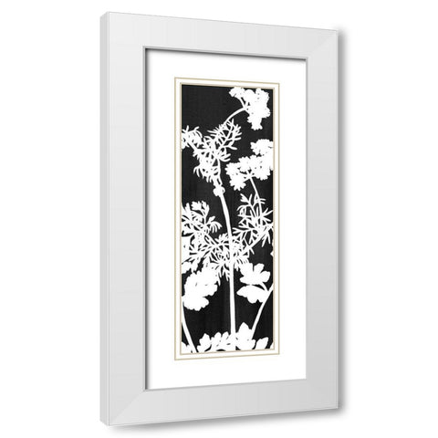 Botanical Panel 2 White Modern Wood Framed Art Print with Double Matting by Allen, Kimberly