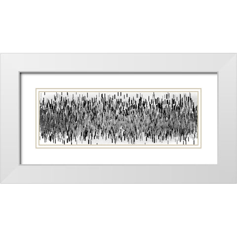 Black Balance White Modern Wood Framed Art Print with Double Matting by Allen, Kimberly
