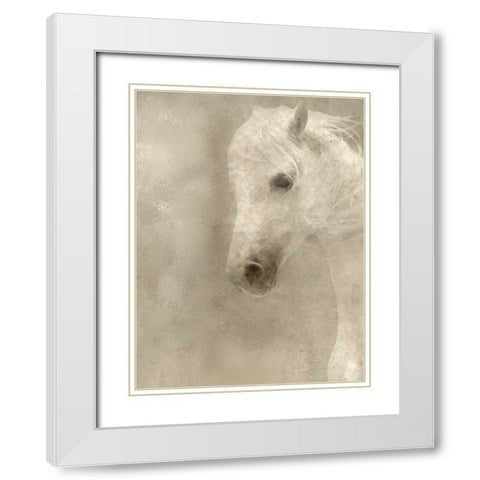 White Main White Modern Wood Framed Art Print with Double Matting by Allen, Kimberly
