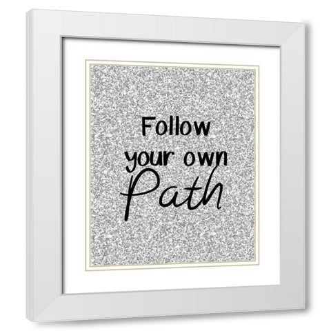 Dreams 1 White Modern Wood Framed Art Print with Double Matting by Kimberly, Allen