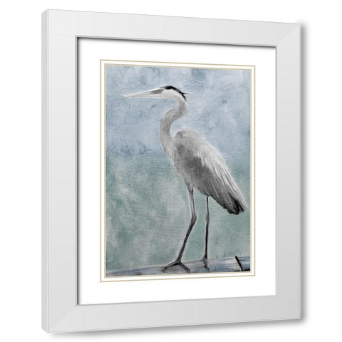 Standing Tall White Modern Wood Framed Art Print with Double Matting by Kimberly, Allen