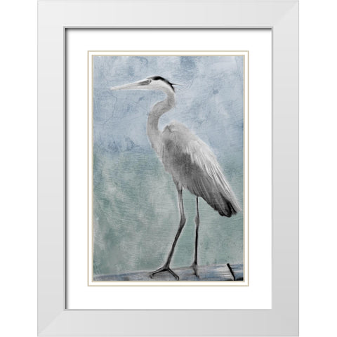 Standing Tall White Modern Wood Framed Art Print with Double Matting by Kimberly, Allen