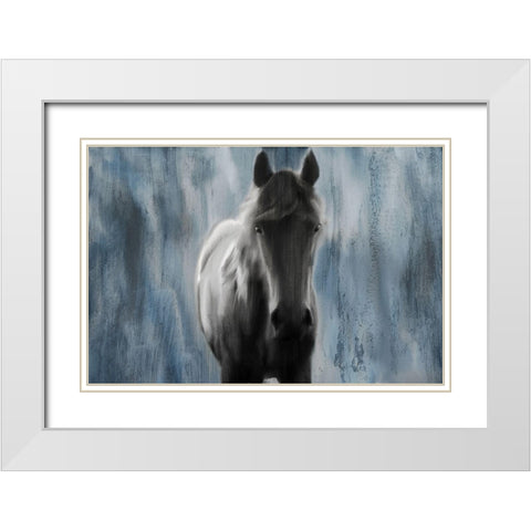 Beauty White Modern Wood Framed Art Print with Double Matting by Kimberly, Allen