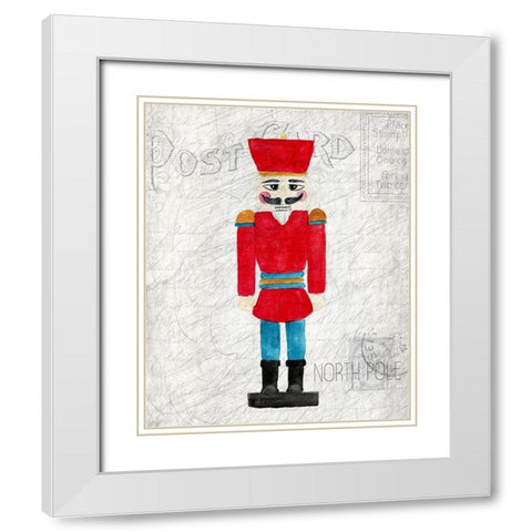 Nostalgic Christmas 5 White Modern Wood Framed Art Print with Double Matting by Kimberly, Allen