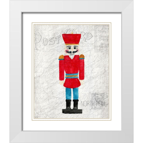 Nostalgic Christmas 5 White Modern Wood Framed Art Print with Double Matting by Kimberly, Allen