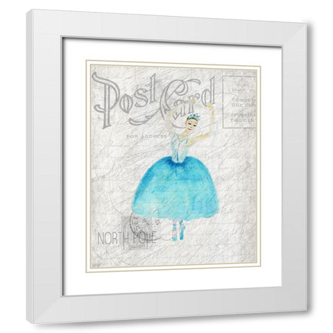 Nostalgic Christmas 6 White Modern Wood Framed Art Print with Double Matting by Kimberly, Allen