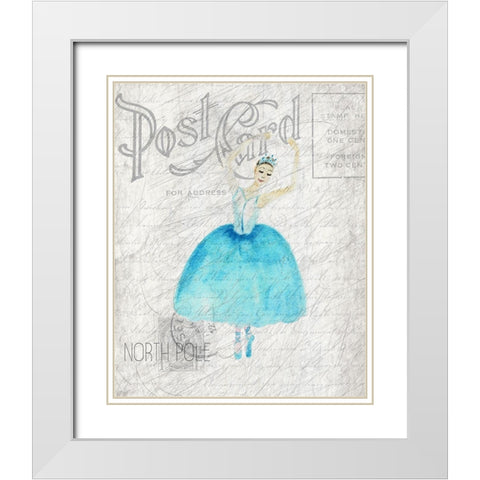 Nostalgic Christmas 6 White Modern Wood Framed Art Print with Double Matting by Kimberly, Allen