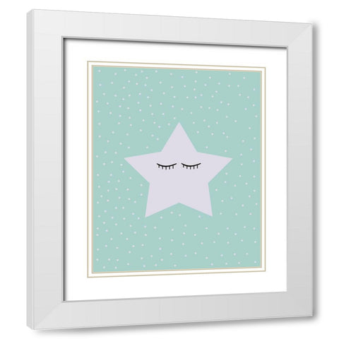 To the Cosmos 1 White Modern Wood Framed Art Print with Double Matting by Kimberly, Allen