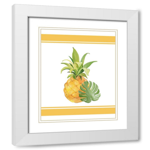 Be Sweet 2 v2 White Modern Wood Framed Art Print with Double Matting by Kimberly, Allen